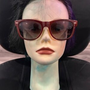 Knockaround Women's Burgundy Square Sunglasses - Stylish Everyday Shades